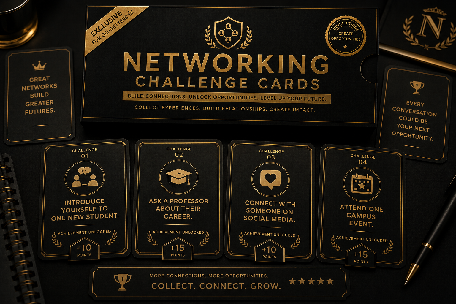 Networking Challenge Cards